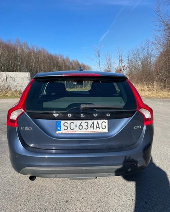 Volvo V60 cena 31900 przebieg: 205000, rok produkcji 2010 z Częstochowa małe 497